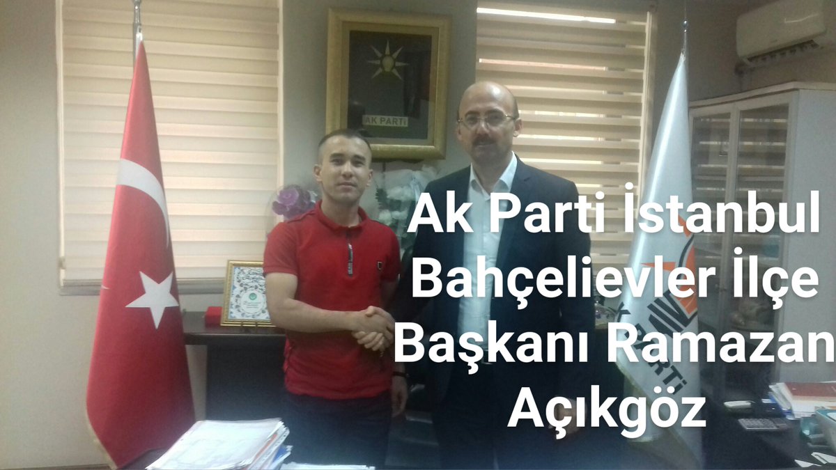 Aile Dostumuz Ak Parti İstanbul Bahçelievler İlçe Başkanı Avukat Ramazan Açıkgözü Makamında Ziyaret Ederek Görevinde Başarılar Diledik . Kendisinin Şahsıma Gösterdiği İlgi ve Alakasından Dolayı Kendisine Teşekkür Ediyorum . Allah Kendisinden Razı Olsun .