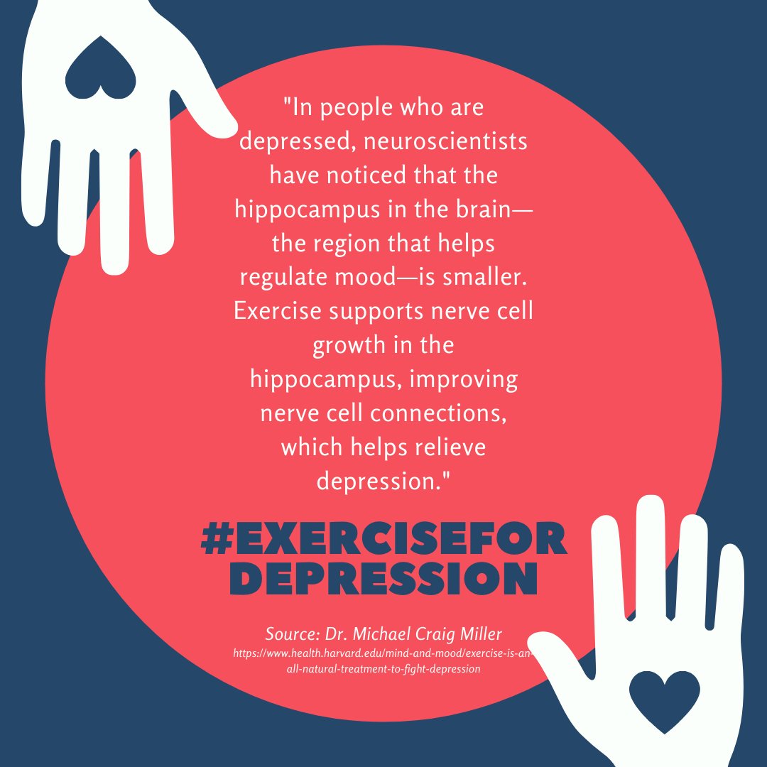 LetsEndDepress's tweet photo. #Exercise can help with #depression for some people, you just have to stick with it. Keep trying and don't give up. We're all in this together. #ExerciseForDepression #mentalhealth #quarantine https://t.co/gCdx1Xbcbi https://t.co/QBoWXxZYsf