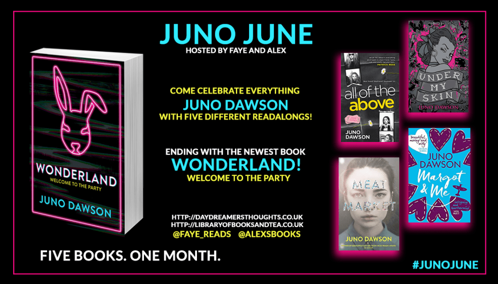 alexsbooks_'s tweet photo. Juno Dawson Readalong Anouncement! @Faye_Reads #JunoJune @junodawson @teambkmrk @HotKeyBooksYA https://t.co/WNyJsrYx11 https://t.co/YNfcme1bGc