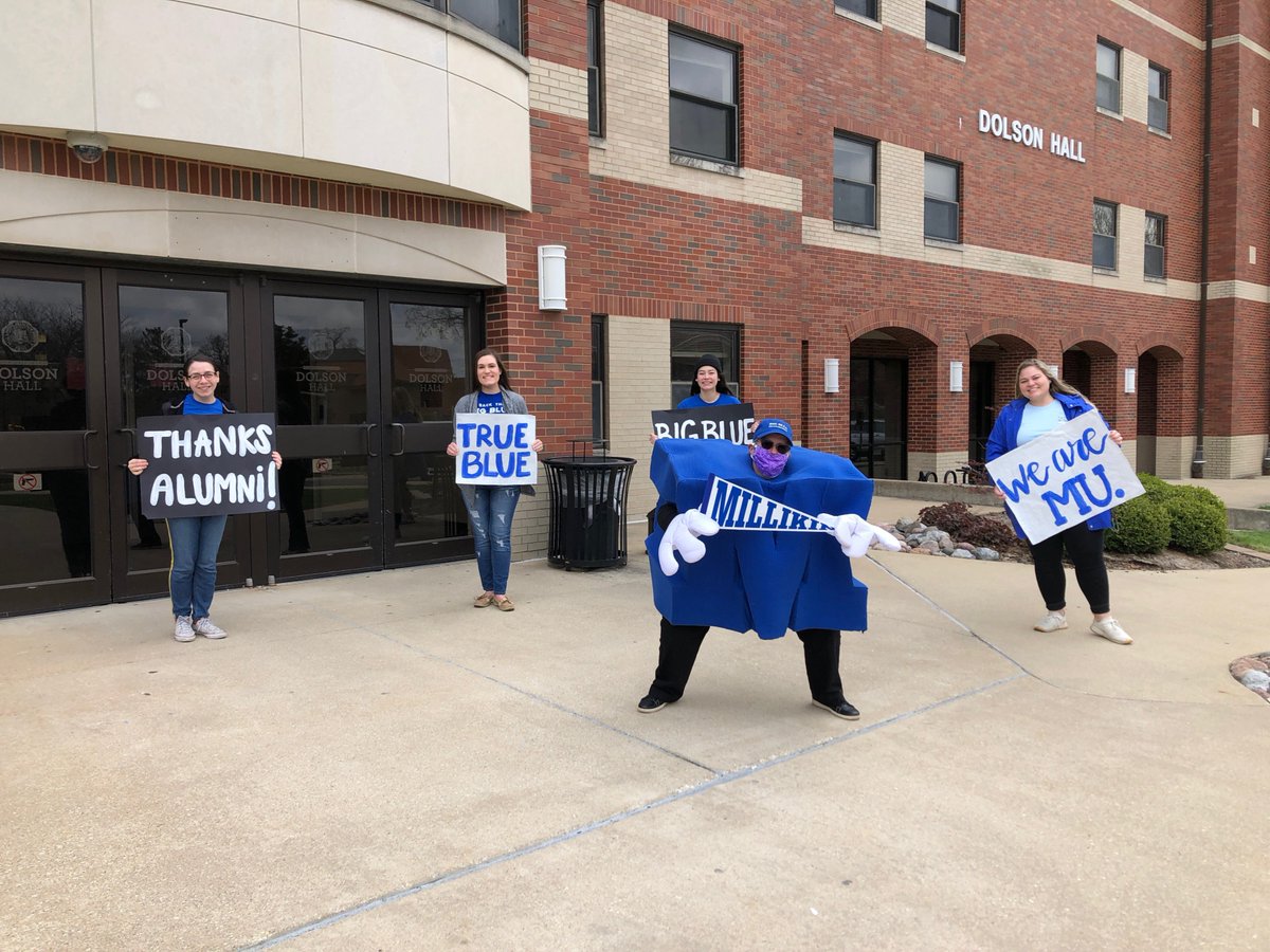 MillikinU's tweet photo. 💙 WE ARE MILLIKIN! 💙
Students, faculty, staff, alumni and friends have already accepted the #TrueBlueChallenge! Are you ready to join them? Head to https://t.co/89WFSE9knA to learn more about how you can #BackTheBigBlue on April 30 as we celebrate True Blue Day. https://t.co/DjgATnCJVd