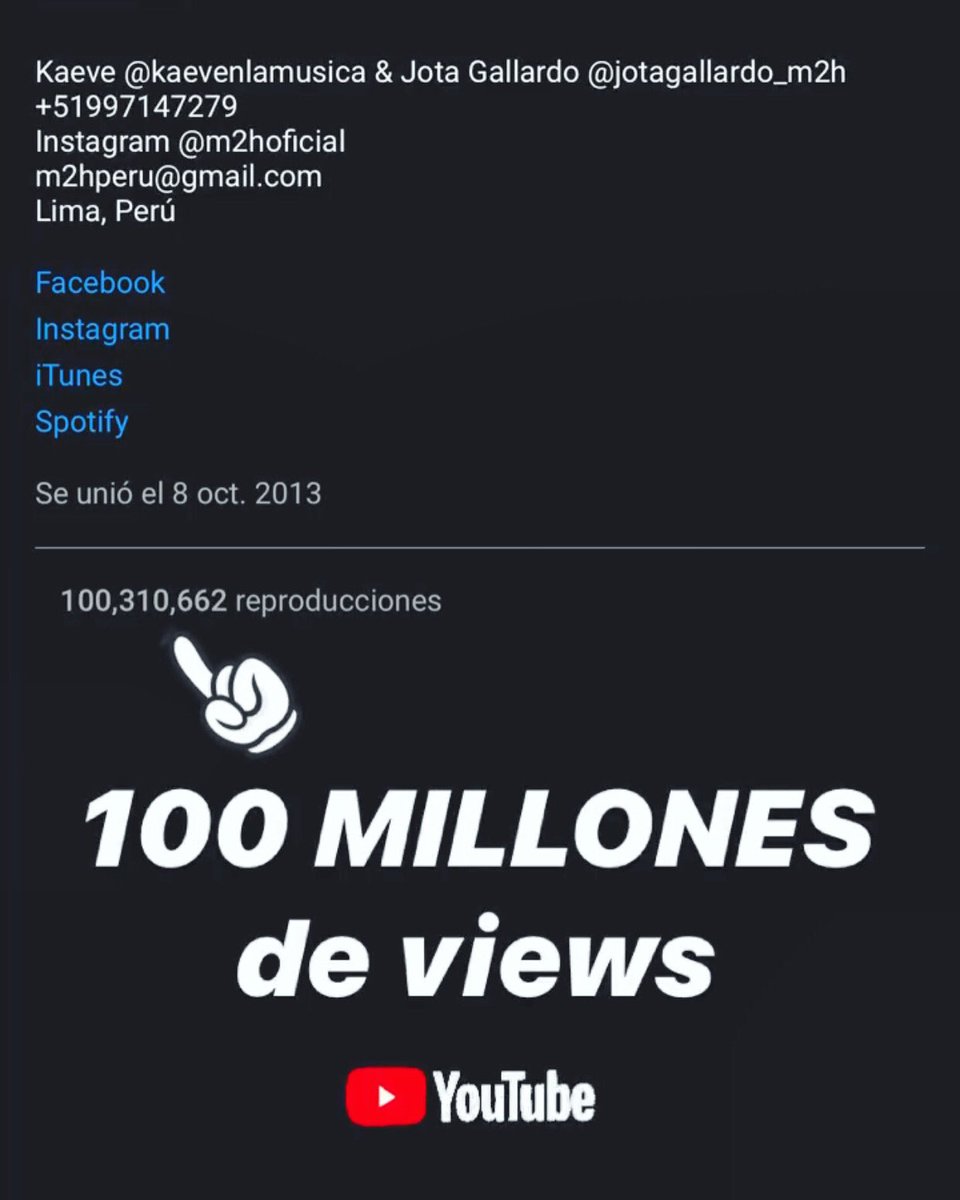 🍾Hoy se abre Otra Botella🍾
Nos despertamos con una increíble noticia🗞, llegamos a 100 MILLONES de vistas en YouTube 📈
Agradecidos con todos los que nos siguen viendo crecer! Ustedes son parte de estos logros 👏🏼