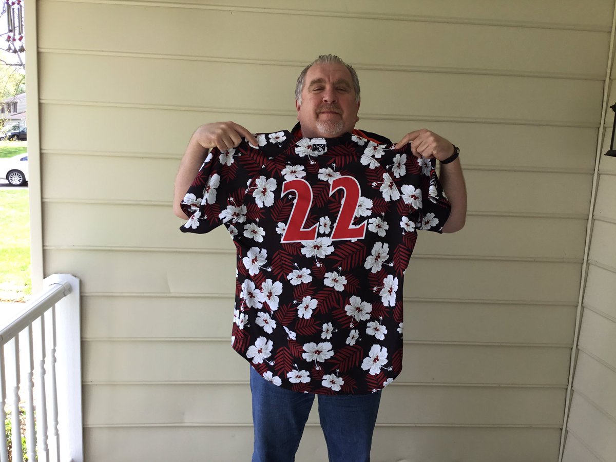 tweetparney's tweet photo. @Dtarzan66 Wasted away in Magratiaville themed @GoSquirrels jersey for this sweet Sunny Saturday. #RVASports #SwagWar #Positivity @RichmondKickers https://t.co/KQ61ua4GwH
