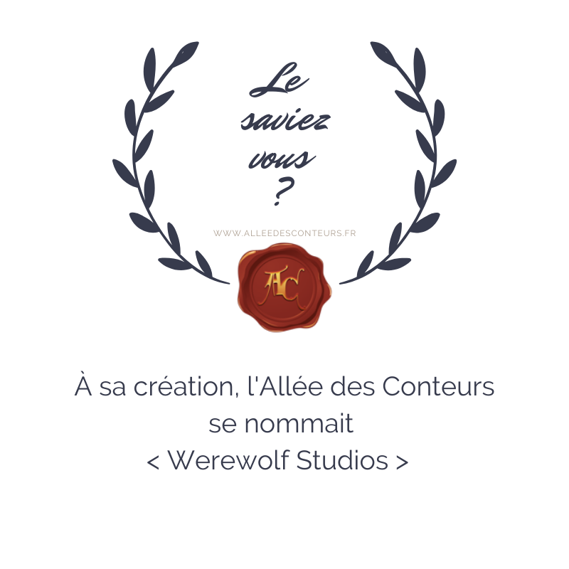 AlleeDConteurs's tweet photo. #LeSaviezVous
Au tout début, l'Allée des Conteurs ne se nommait pas ainsi. On la connaissait sous le nom de "Werewolf Studios"

🎁Le jeu des 15 ans continue ici : https://t.co/NR1pgDrvcf

#webpublication #fiction #anniversaire #ecriture #communauté #auteur #autrice https://t.co/5H64R8sotv