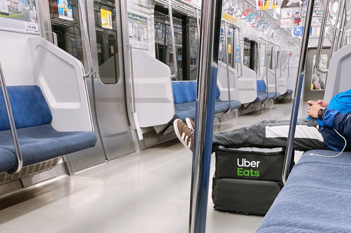 UberEats配達員 初心者 アドバイスくれる助かります 