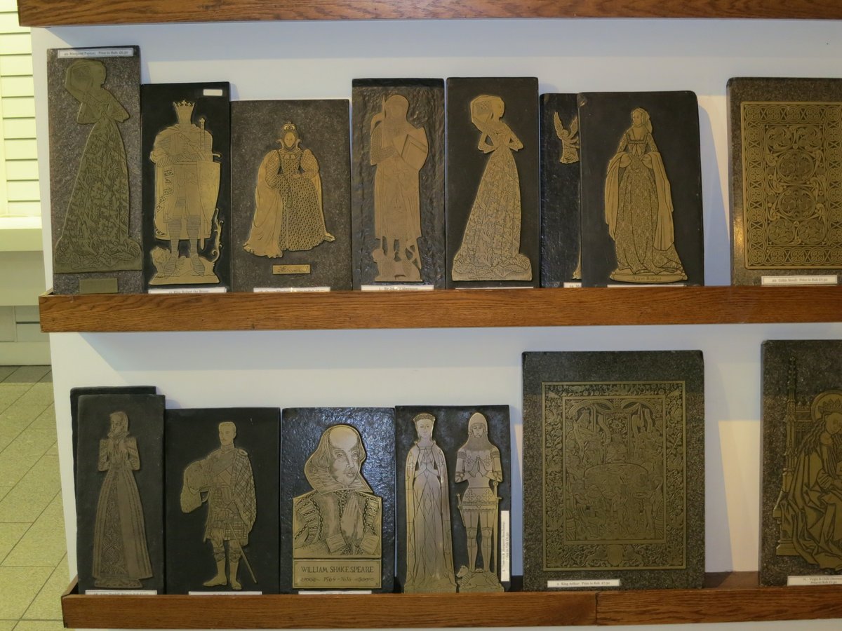 The shop also administers our Brass Rubbing Centre. You can make fine images of various brasses.