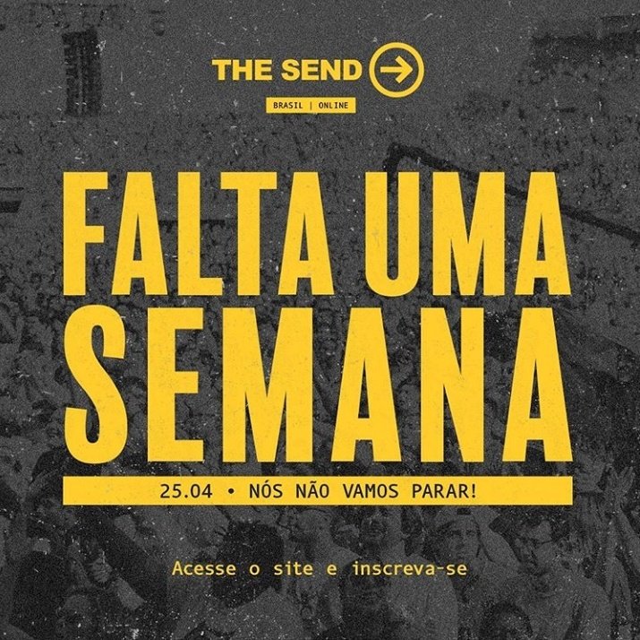 🔥 Faltam 7 dias 🔥
⠀
Quem aqui já entrou em contagem regressiva?
⠀
Comece gerar expectativas no seu coração para tudo aquilo que Deus já tem preparado para nós nesse dia! 😍🙌
⠀
Não se esqueça de fazer a inscrição em nosso site! Você não vai querer ficar de fora né!?