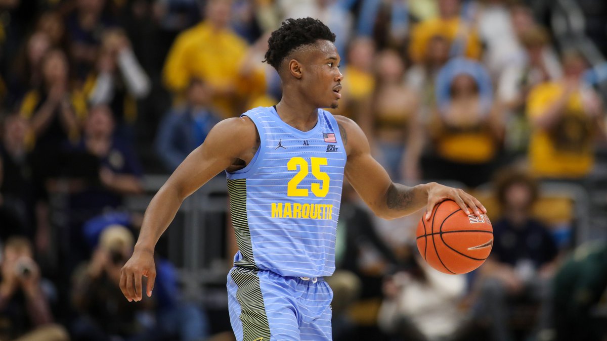 MarquetteMBB's tweet photo. Final results from our 2019-20 jersey poll:  🏆🔵 takes the 👑 with 66.8 percent of the vote. 

Stay tuned next week for the randomly selected fan winner of an authentic #mubb jersey. RT this and follow us to be entered to win. #WeAreMarquette https://t.co/8xQNT7HJaZ