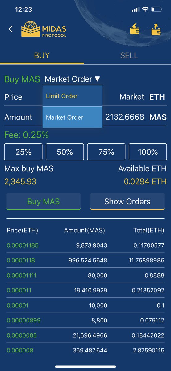 dr_davidnguyen's tweet photo. Now you can do both limit and market orders on @vinexnetwork directly from @MidasProtocol universal wallet. #vinex #midaswallet https://t.co/QTMl2rCQQw