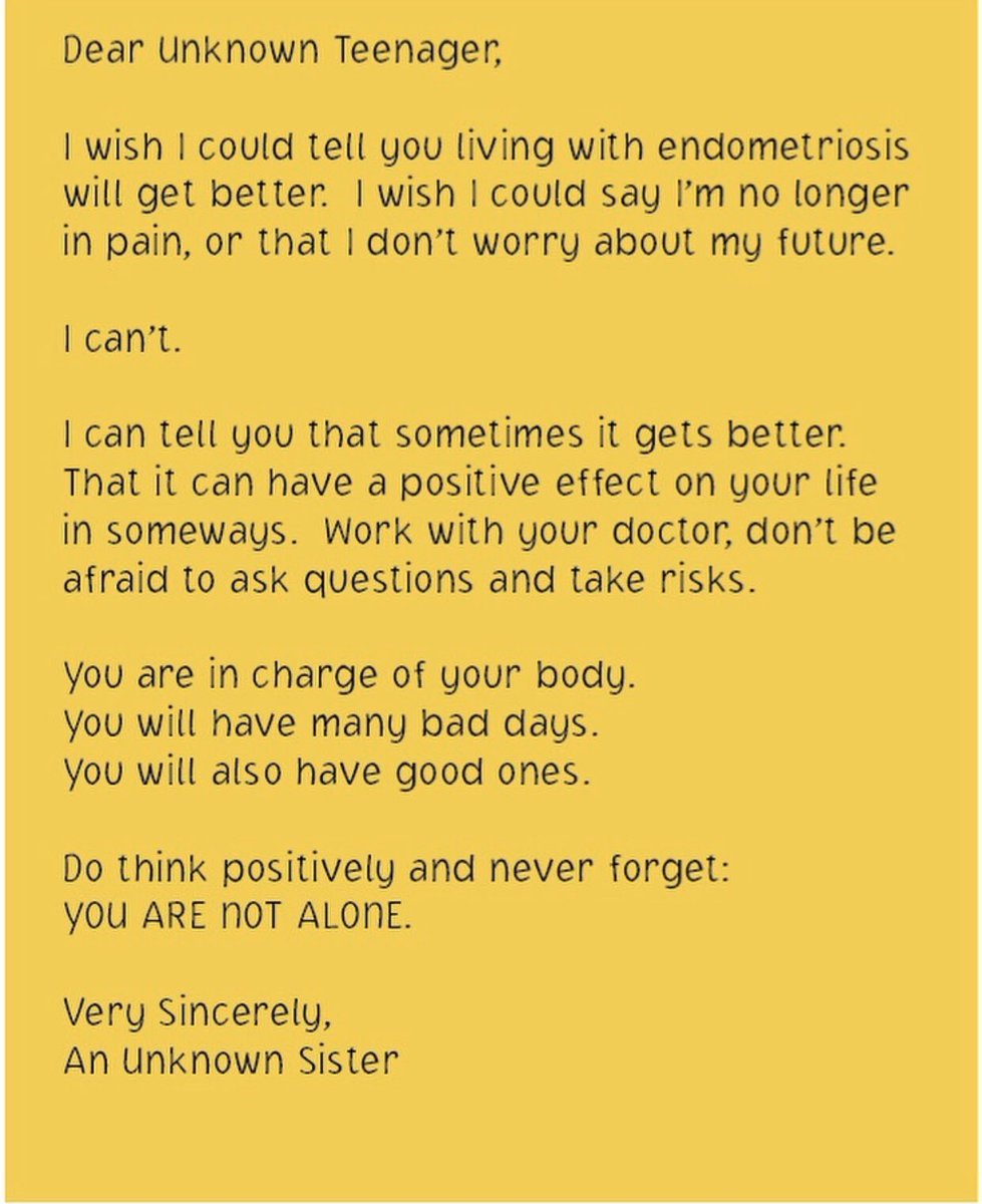 EndEndoNow's tweet photo. Early diagnosis is so important for preserving fertility #1in10 #endometriosis https://t.co/ktgCMBIgwA