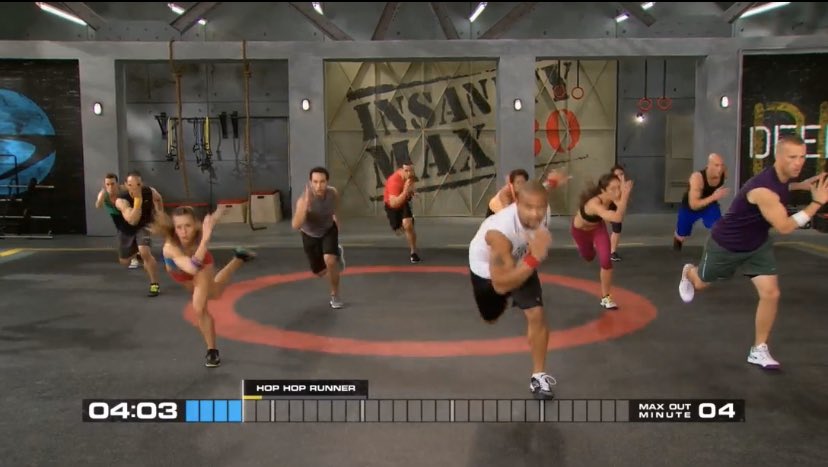 DrMikeMerritt's tweet photo. Trying to keep up with all the #FITSupts out there! Although not regularly posting (sorry), haven’t missed a beat! Today was the first day of Month 2 @InsanityMAX30 #maxoutcardio. Maxed out at the full 30! #FITLeaders #FITEducators https://t.co/EF2mNMU08r