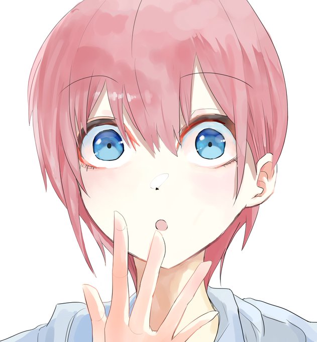 こむそうさんがTwitterに投稿した中野一花(五等分の花嫁)のイラスト。