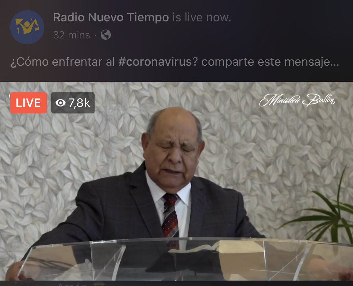¡Dios nunca abandona a su pueblo! ✨👏🏼🙌🏼😍 Mira el mensaje especial del pastor <a href="/alejandrobullon/">Alejandro Bullon</a> <a href="/radiontperu/">Radio Nuevo Tiempo Perú</a>  <a href="/NuevoTiempoPeru/">Nuevo Tiempo Perú</a> RT ¡Feliz Sábado! ✨🙏🏼🤗 facebook.com/NuevoTiempo.Ra…