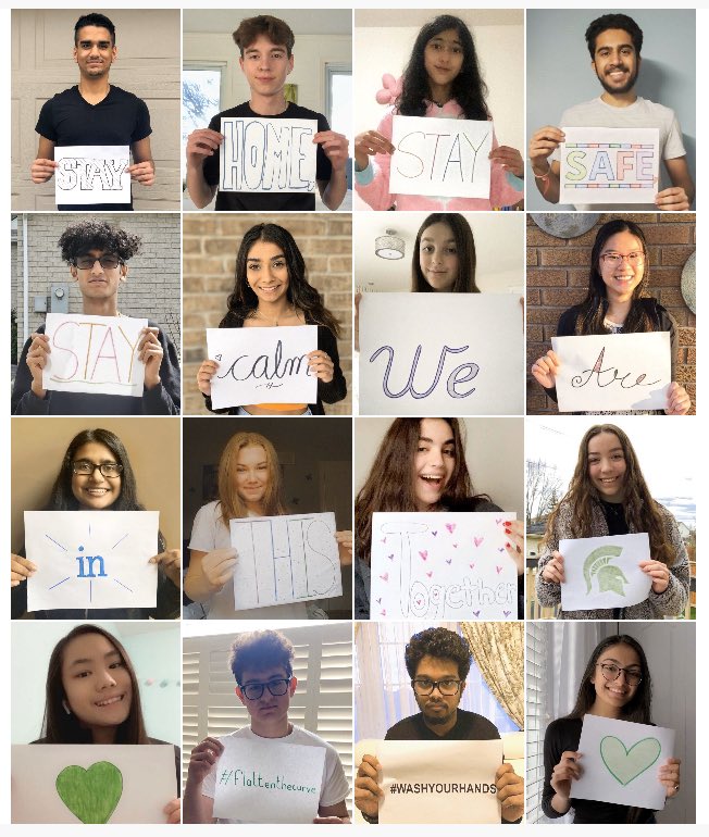 spartannation_'s tweet photo. A message from our Student Council 💚#flattenthecurve
Shoutout to @reactniagara for the photo idea :) https://t.co/O28AJuHPnp