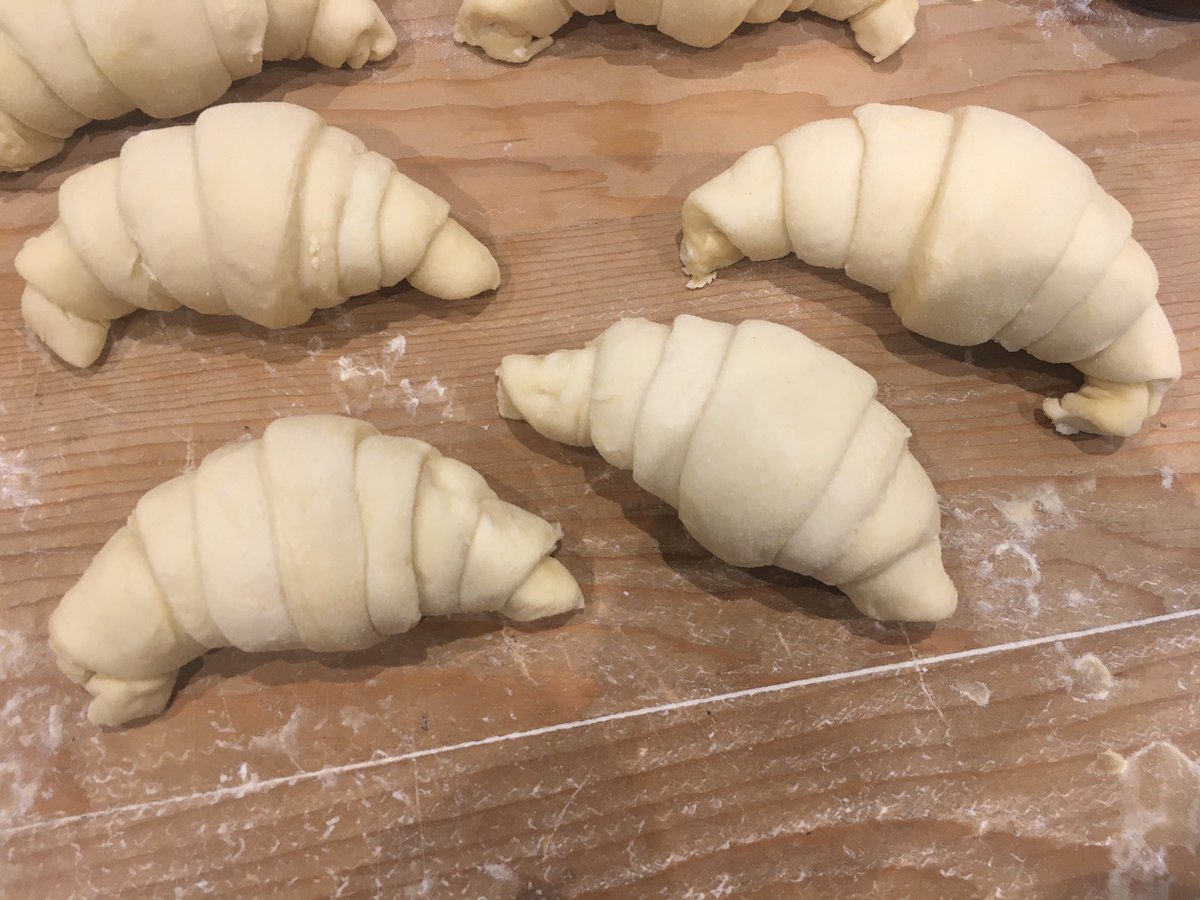 Irishsara1980's tweet photo. If you canโt go to France...let France come to you! ๐ซ๐ท #croissants #homemade #jam #QuarantineLife #QuarantineCookingClub https://t.co/fVwt4dds2R