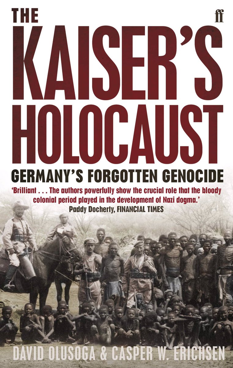 The appalling story is told in full by  @DavidOlusoga and  @caspererichsen in their book “The Kaiser’s Holocaust”, in which they link von Trotha’s racist policies directly to ideological currents leading to Nazism and the Shoah. 