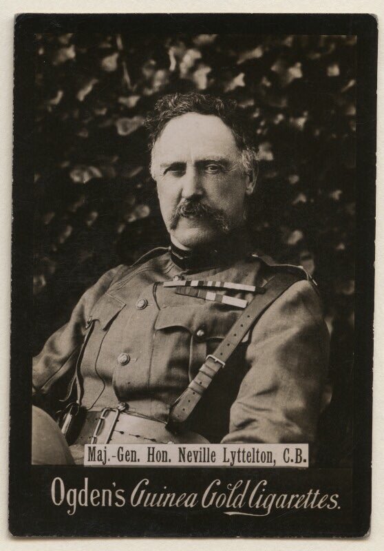 The preface to the third edition of “Small Wars” was written by General Sir Neville Lyttelton, Chief of the General Staff (pic), who recommended it to officers as a valuable contribution on the subject.  #ToriesOut  #SmallWars  #ColonialViolence