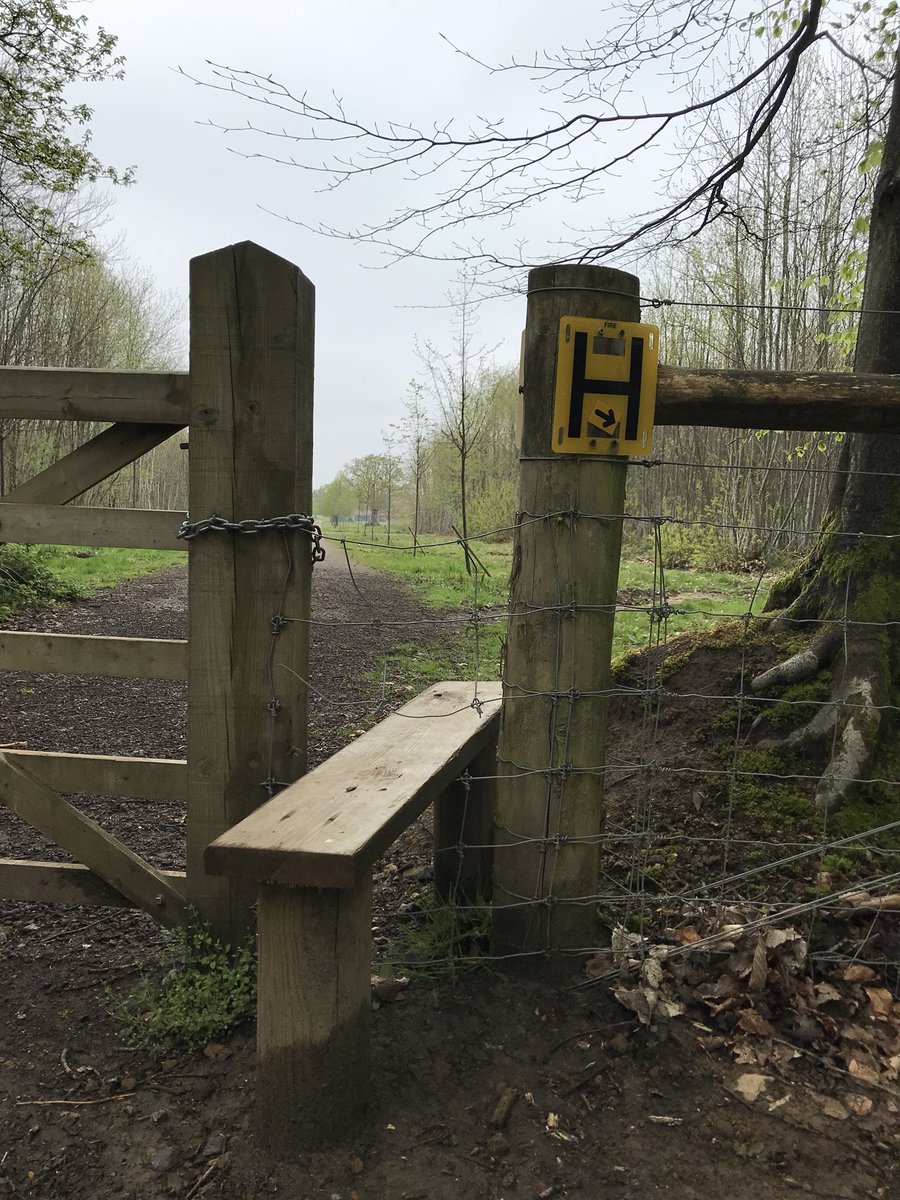 DawnCansfield's tweet photo. Some #stileswithstyle from today’s walk. An aesthetically pleasing one that deftly traverses a sloping field boundary, a mildly perilous model with only a flimsy wire to hold on to, and finally one for the slimmer rambler. https://t.co/U9o54oGT1P