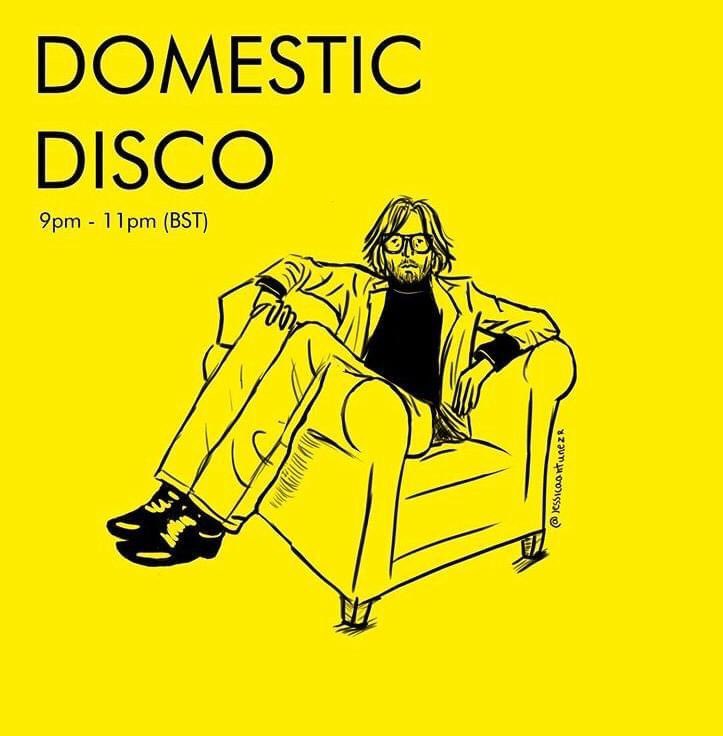 JARV IS... staying in.

Domestic Disco returns this Saturday night from 9pm (BST). Join #JarvisCocker in his living room, live on Instagram at: instagram.com/jarvisbransonc…