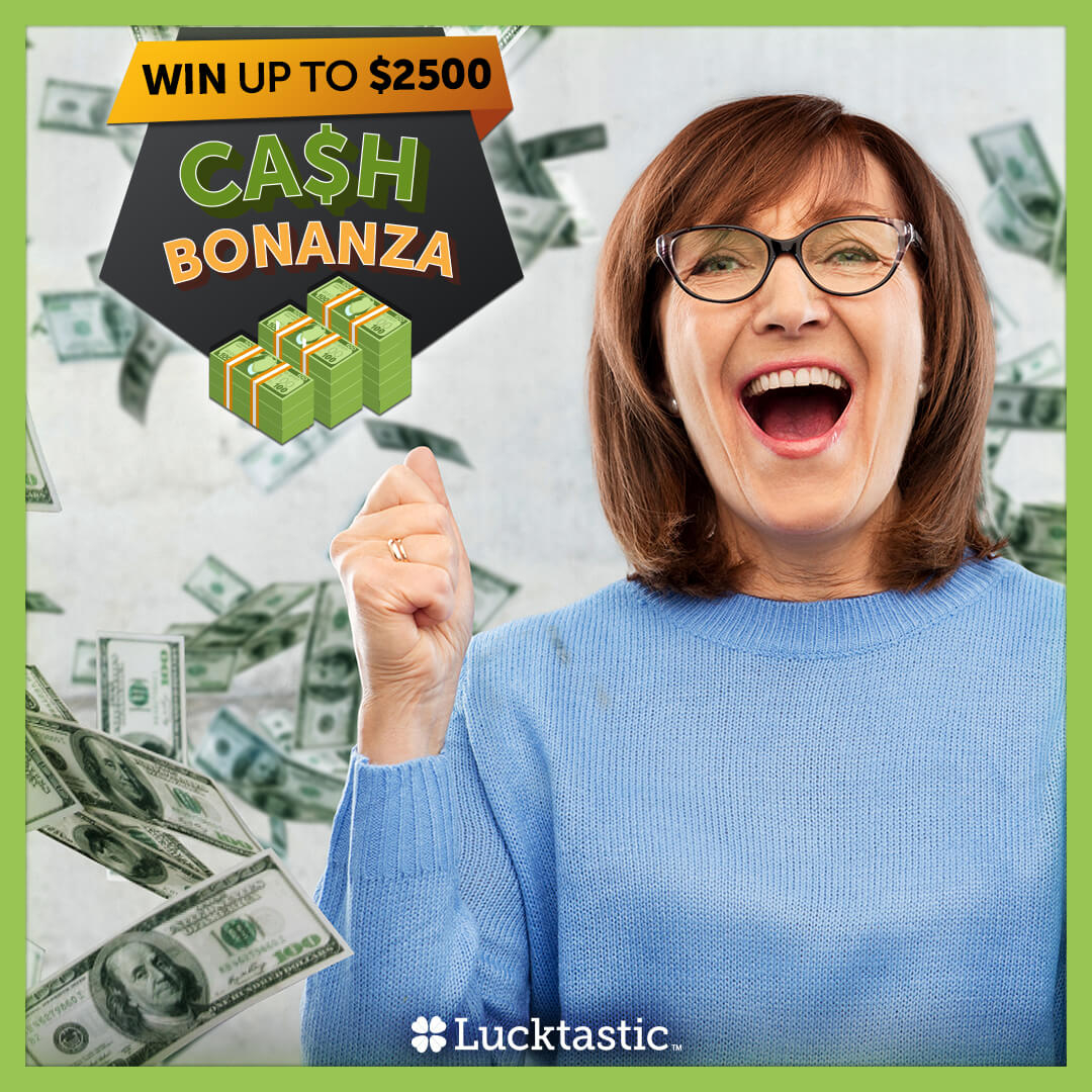 Lucktastic on Twitter "Try your luck and enter our Cash Bonanza