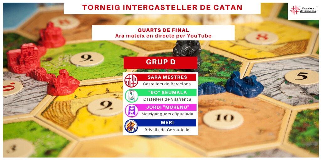 CdBCN's tweet photo. #ENDIRECTE | Comencen els Quarts D de l'#InterCatan.
⚔️ S'enfronten la nostra representant, la Sara, amb els de @moixiganguers, @Verds i @brivalls. Molta sort a tots!
#castellers #castelleres
📹 Segueix la retransmissió! 🔽
https://t.co/Zkpnb9QA1Y https://t.co/PowWNqgnNy