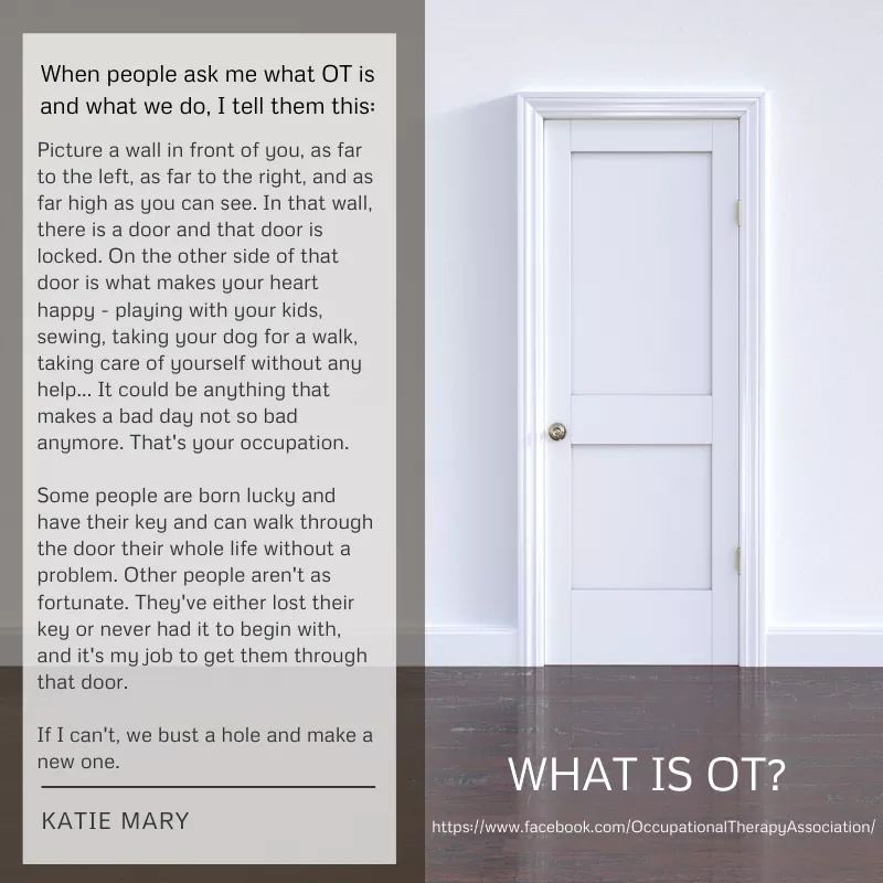 OTLynseyW's tweet photo. A lovely explanation of what we do! https://t.co/Fsgpf0zAXT