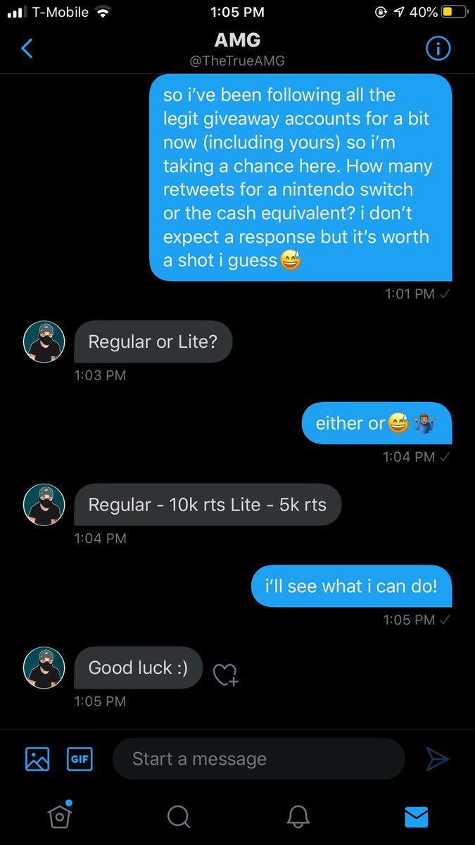 scottlewis0's tweet photo. This is definitely a long-shot here but RETWEET this to help me get a nintendo switch🙏🏼😂 @TheTrueAMG thanks for the opportunity https://t.co/TQ9awY4t7I