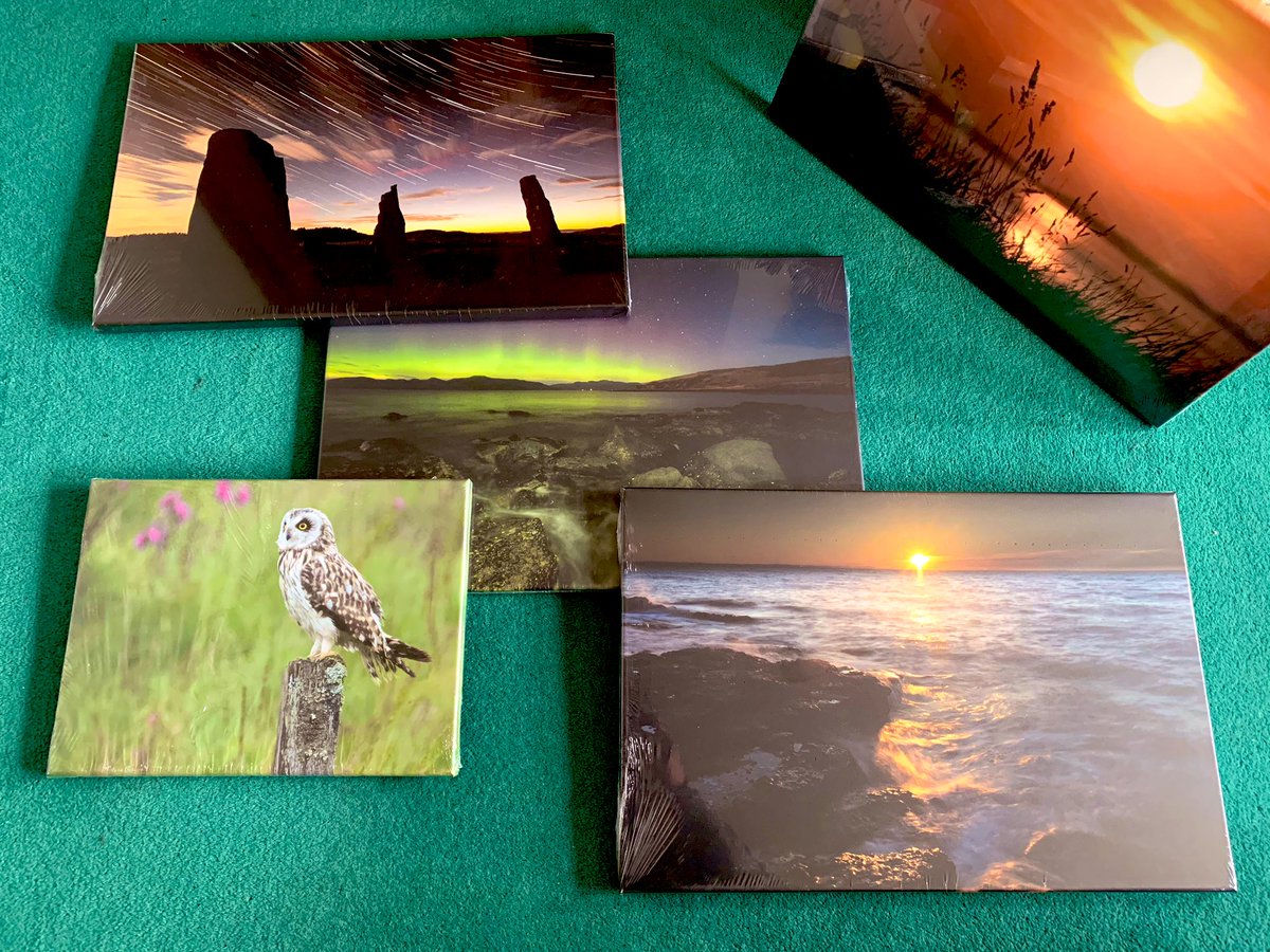 Another batch of canvas prints ready to send off to customers 🌅🌄🦉#mull #isleofmull #landscapephotography #scotlandphotography #wildlifephotography #wildscotland #wildisland #naturescotland #nikond850 #nikonphotography #seascapephotography #nightscapephotography