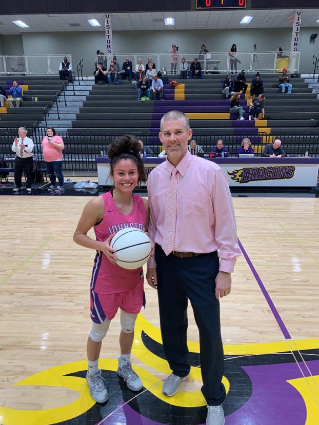 JCSD_Girlsbball's tweet photo. Happy Birthday to our All-State point guard.  Your teammates and coaches hope you have a great day🎂🎉 @UNIwbb @mcdermott_maya https://t.co/6L2vSsUKvF