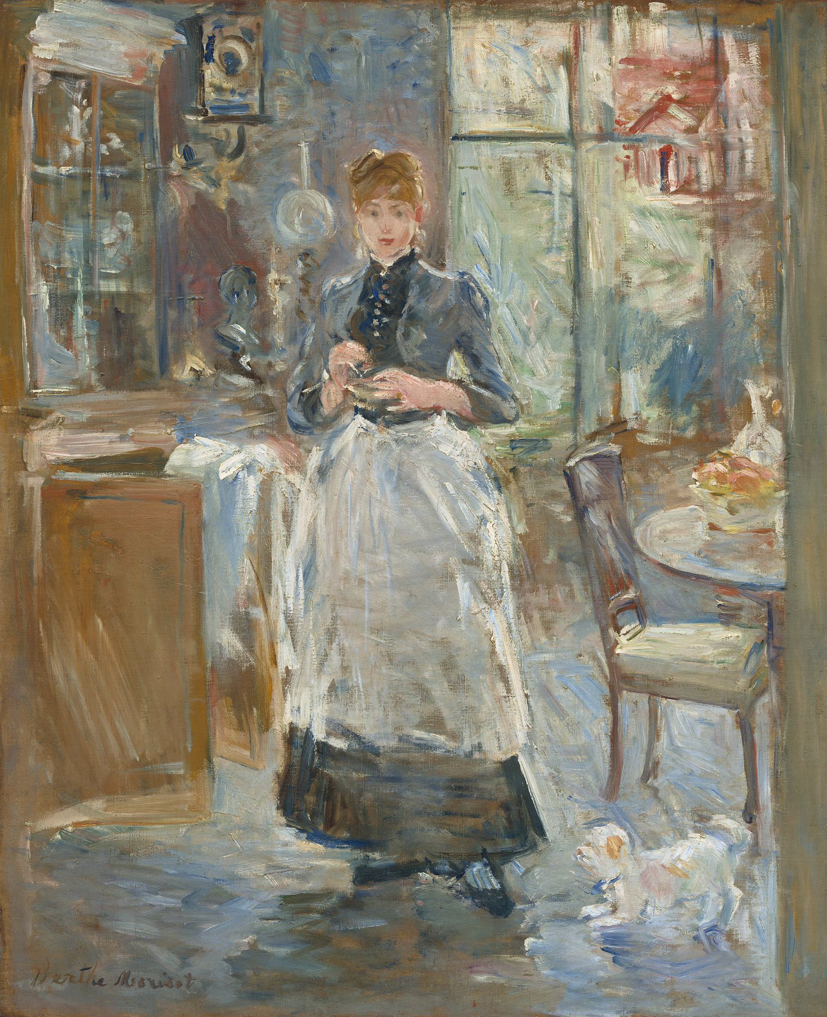 GeekIndignado🎗️ on Twitter: "Cuando pensamos en Impresionostas, pensamos en Monet, Degas, Renoir... pero resulta que unos años antes Berthe Morisot ya exponía en el salón de París con técnica que luego “inspiró”