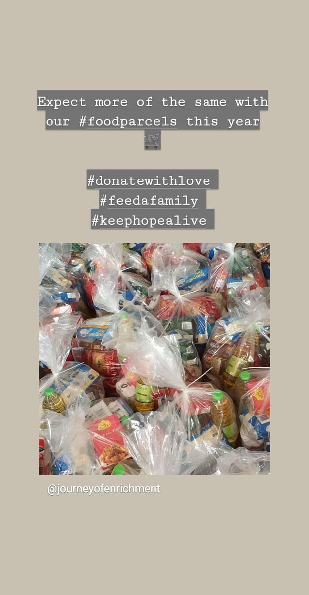 journeyofenrich's tweet photo. #foodparcels
#makeadifference
#feedafamily
#keephopealive
#ubuntu
#donationdrive
#capetown 
#SouthAfricaLockdown 
#Covid19inSA https://t.co/MLnsgFAgub