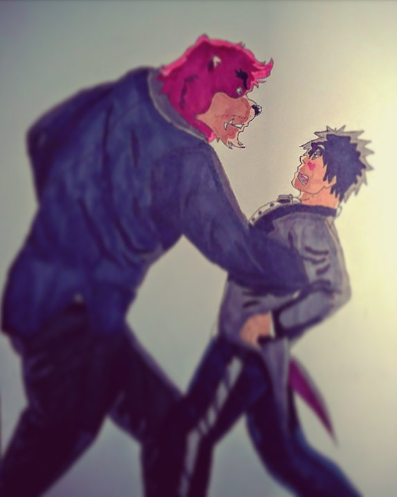 lorddark7th's tweet photo. Finished it last night. Compared to the old one i really improved on my art. #theboyandthebeast #theboyandthebeastart #bakemononoko #bakemononokoart #kumatetsu #kumatetsuart #oc #oldtonew #art #animeart #anime #7thdarkhokageghoul #love https://t.co/jAk5Bdjcu1