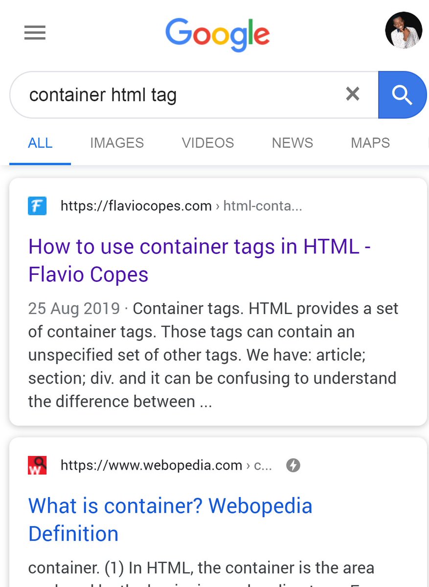 6/25 Tip: We can easily get the corresponding  #html tag to mark up the page. Simply do a Google Search in the format "label html tag". For examples: - container html tag - heading html tag and so on. . . We can now begin to  #code the container & blocks. #Webdesign
