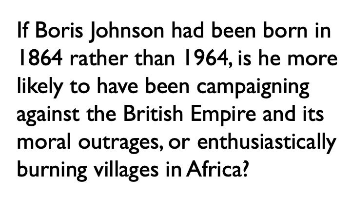 If you remain unconvinced, please try this thought experiment … Please let me know what you decide…   #ToriesOut  #JohnsonMustGo  #COVID19  #resist  #ColonialViolence 