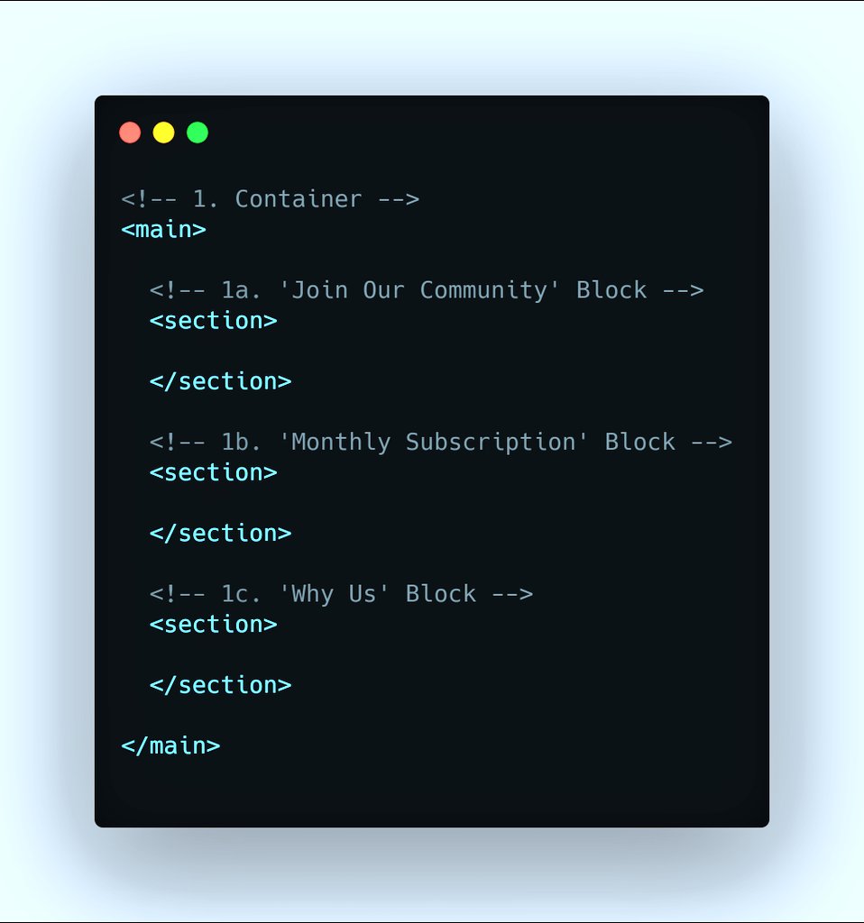 7.5/25 #Coding BlocksAs discussed previously, we will be using <section> to markup the blocks #100DaysOfCode  #WomenWhoCode  #webdev  #freeCodeCamp  #CodeNewbie  #Webdesign