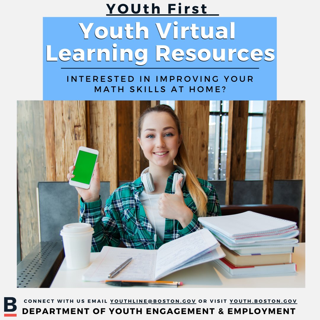 futureBOS_youth's tweet photo. Interested in improving your math skills at home? Learn more about our FREE resources at https://t.co/rtvaZHieNp #YOUthFirst #YouthResources https://t.co/aTmdjzgHFZ