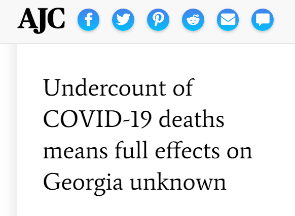 More like this headline from the  @ajc, please.  https://www.ajc.com/news/undercount-covid-deaths-means-full-effects-georgia-unknown/Cg1na060vIiOH6VM3ecztO/