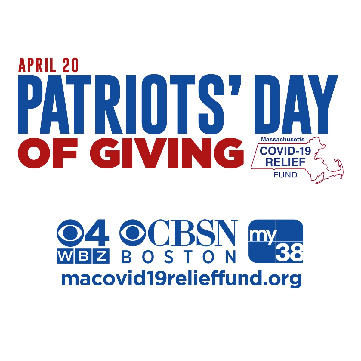 Wbz Cbs Boston News On Twitter The Spirit Of Patriots Day In Boston Is About Coming Together We Re Celebrating The Boston Marathon And Raising Money For The Massachusetts Covid 19 Relief Fund