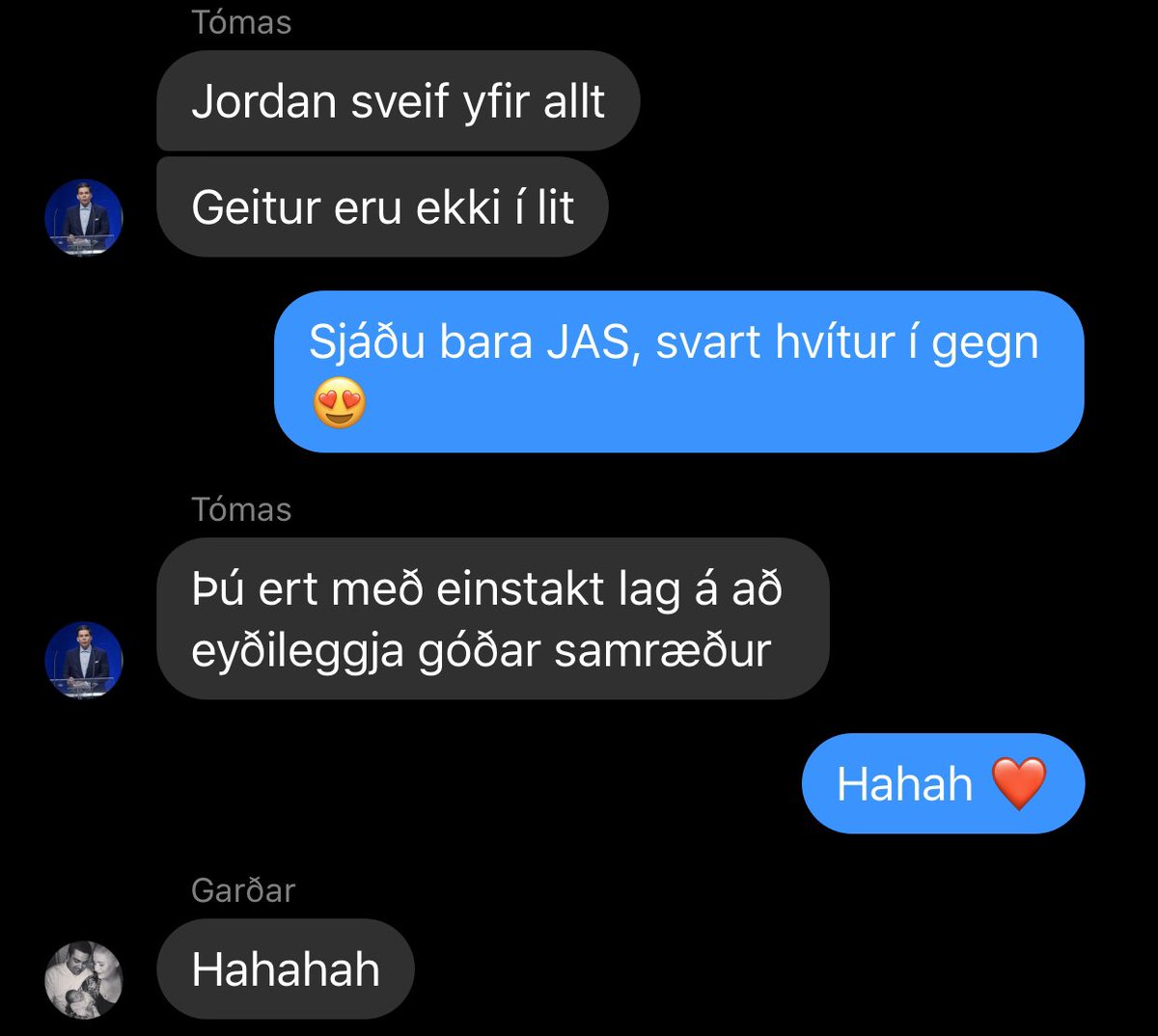 Skemmdi óvart samræður tveggja 🐐 í sjónvarpsleiknum áðan. #dominosdeildin #7peat