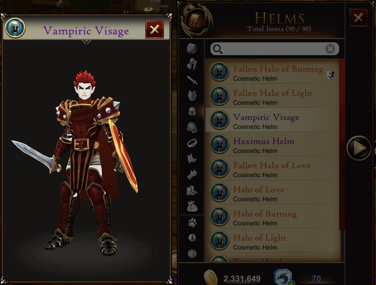 NightmareX_ED's tweet photo. After long hopes of getting this helm At long last I FINALLY GOT IT!!!! #AQ3D #ArtixEntertainment #AE #NIGHTMAREX @AQ3Dgame @AQ3DPHCommunity @TheAeFederation @Aq3dRareHunters https://t.co/VaDaKtNfd9