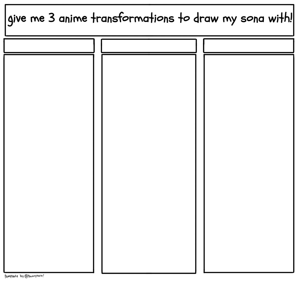 HalvoDraws's tweet photo. Kinda had an idea
Seeing all the #SixFanarts thing going around i kinda wanted to make my own version of it called #ThreeTransformations Its when you draw your sona with 3 different anime transformations if anyone is interested please feel free to use it and use the hashtag! https://t.co/lXTCgYdQLu