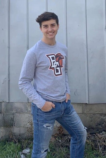 CareyCompCheer's tweet photo. Congratulations @hayden_kemerley on Makiing the @BGSU_Cheer Squad!! Go Falcons! 🧡 We are So Proud of you! #careycheer https://t.co/oCIQz5Xgwp