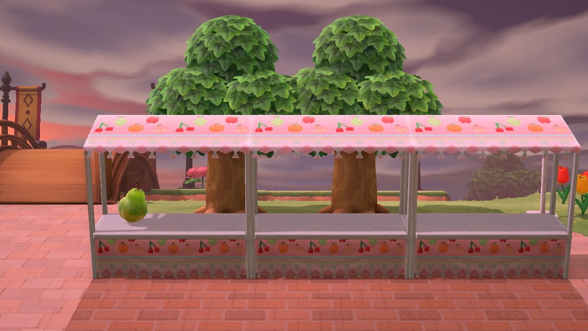 starrynightft's tweet photo. #AnimalCrossing #ACNH #NintendoSwitch#acnhstall#acnhdesign Quick fruit stall design, now to wait for next harvest. ♥ https://t.co/mJE1DQIZkU