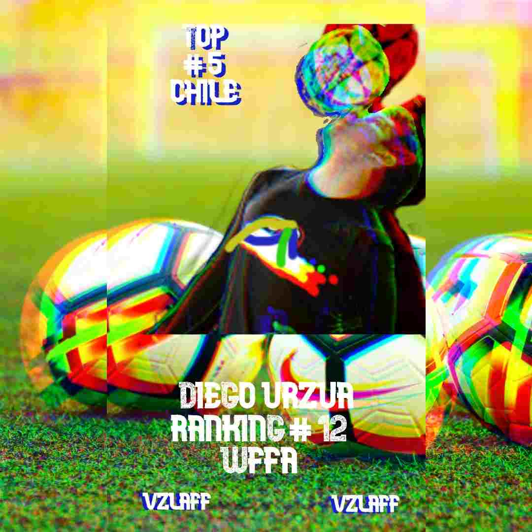 vzlaff's tweet photo. Hoy les queremos presentar un Top de los cinco Sudamericanos en el Ranking Mundial "WFFA". 
Top #5 DIEGO URZUA Chileno que domina el balón. No se dedica al fútbol, si no al Freestyle una disciplina que se caracteriza por la habilidad del balón. https://t.co/AdWjBwiXoc