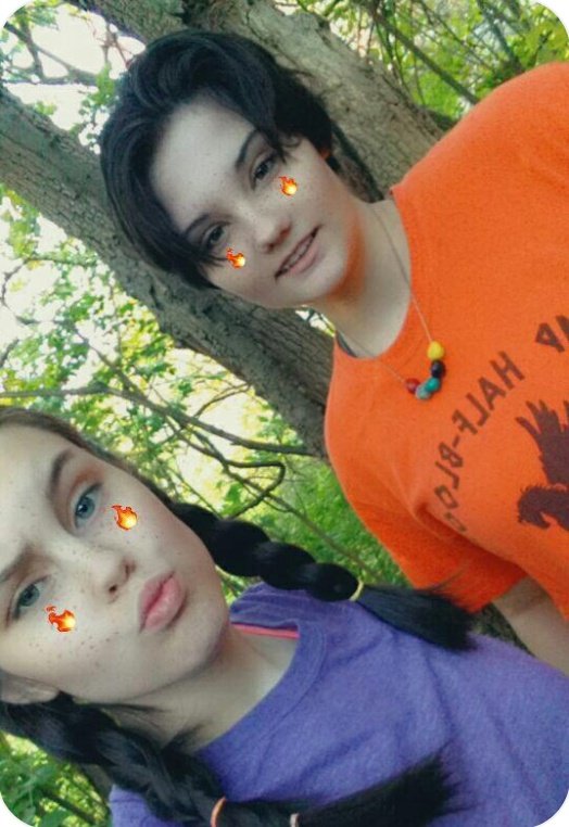 NicoPickens's tweet photo. Just your locial demigods Percy Jackson and Reyna Ramírez-Arellano exploring! 😝✌💙 4/16/2020 (this my aunt...shes 13) #LGBTQuarentine #PercyJackson https://t.co/5MwObmsMSX