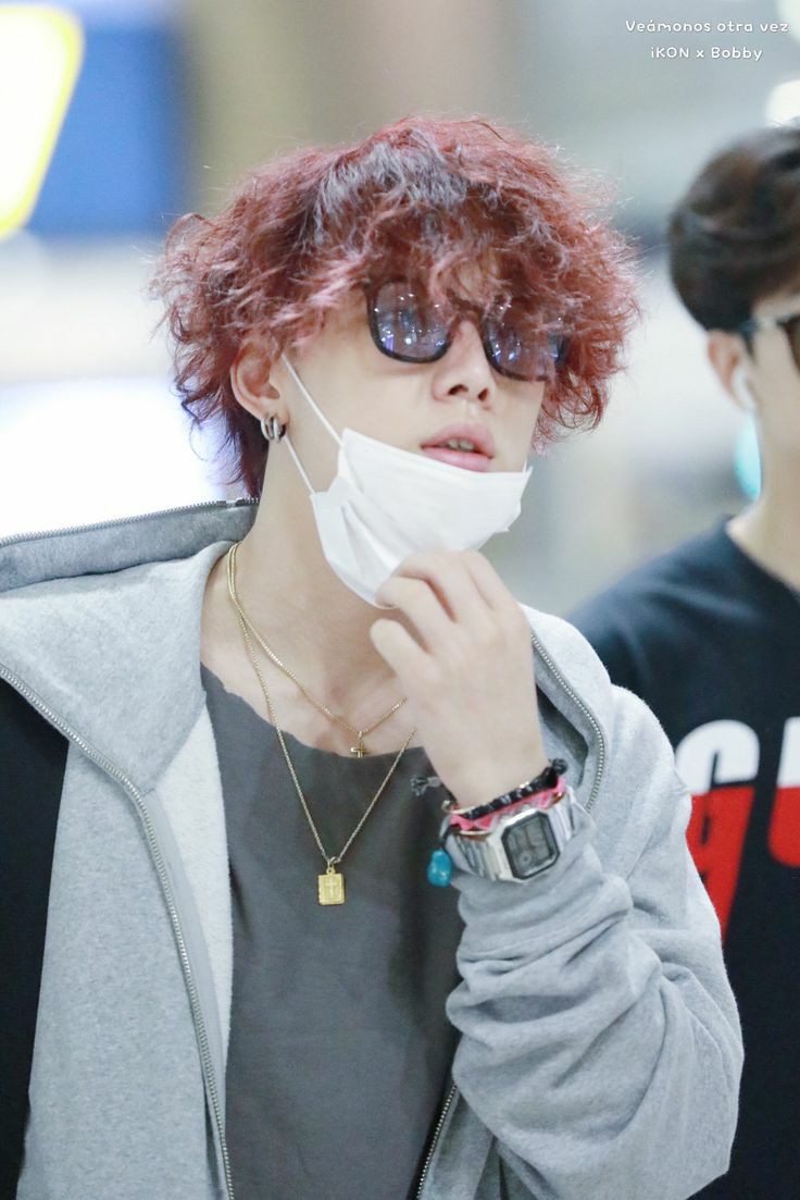 Day 3 - Bobby with a messy hair He can rock any hair style & color and make it fashionable  #Bobby  #iKON  #30DaysBiasChallenge