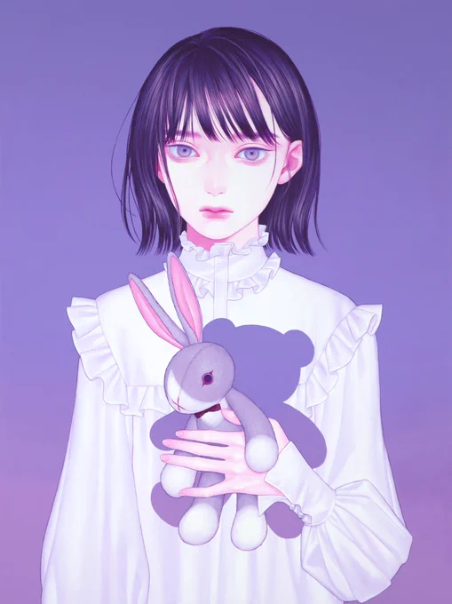 #絵描き繫がれ 
なんと今井喬裕さん @ghost236 からバトンをいただきました!ありがとうございます!!
キャンバスにアクリル絵の具で描いてます? 