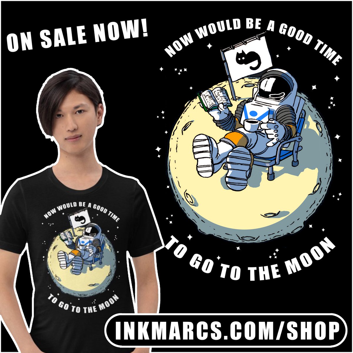 inkmarcs's tweet photo. New shirt design is up on my shop! This is probably gonna be my one and only covid19 related doodle. #socialdistancing #covid #covidart #shirt #shirtdesign #inkmarcs #marcusclawson #space #moon #introvert #myart https://t.co/Jalh4YUDWO