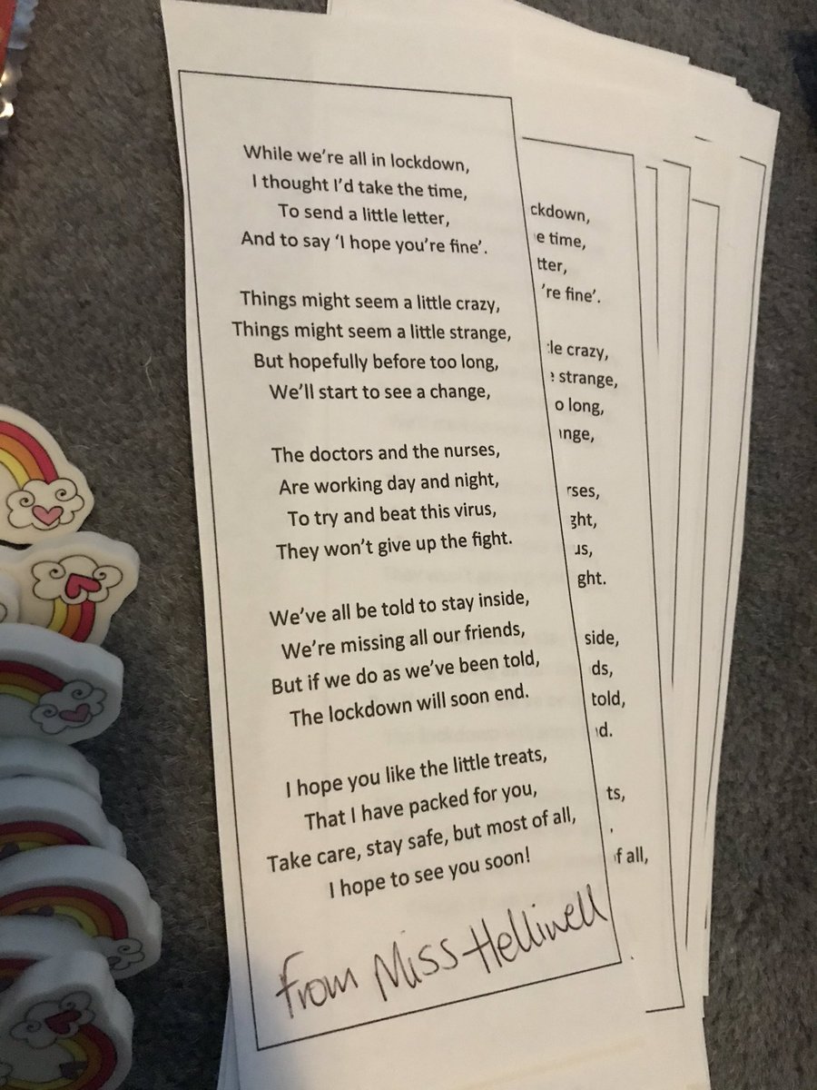 Miss_Helliwell's tweet photo. Spending the evening making up little packs to post out to my form group ✉️
Hoping it brings a smile to their faces 
#lockdown #formteacher #post #kindnesspost #bekind #spreadhappiness https://t.co/pl2t8wtBAl