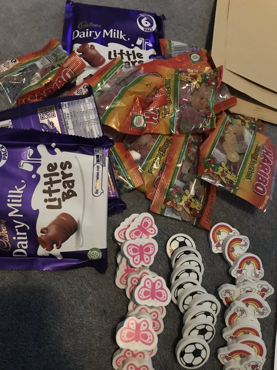 Miss_Helliwell's tweet photo. Spending the evening making up little packs to post out to my form group ✉️
Hoping it brings a smile to their faces 
#lockdown #formteacher #post #kindnesspost #bekind #spreadhappiness https://t.co/pl2t8wtBAl