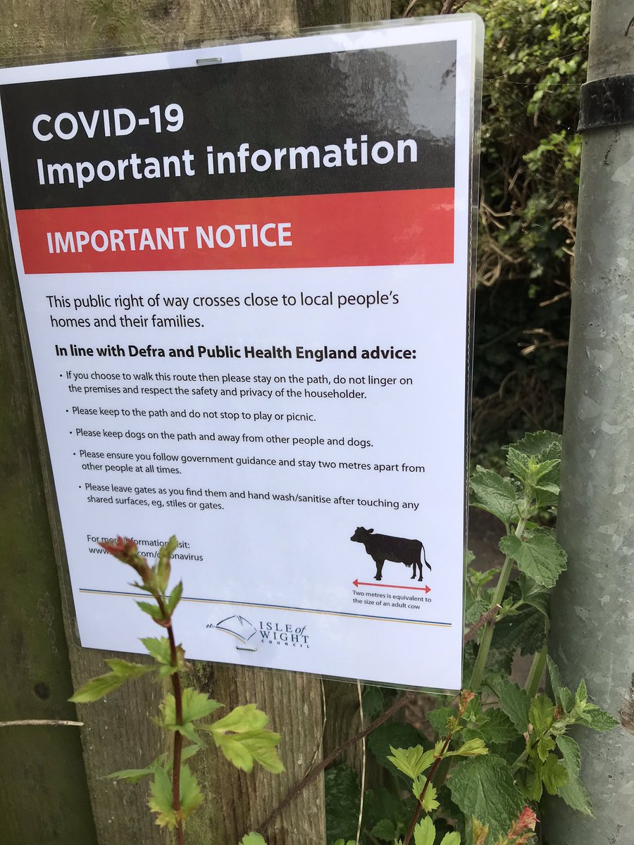 BrittonBookGeek's tweet photo. Cow lengths are the standard unit of measurement on the Isle of Wight https://t.co/tg8sKHw5S6